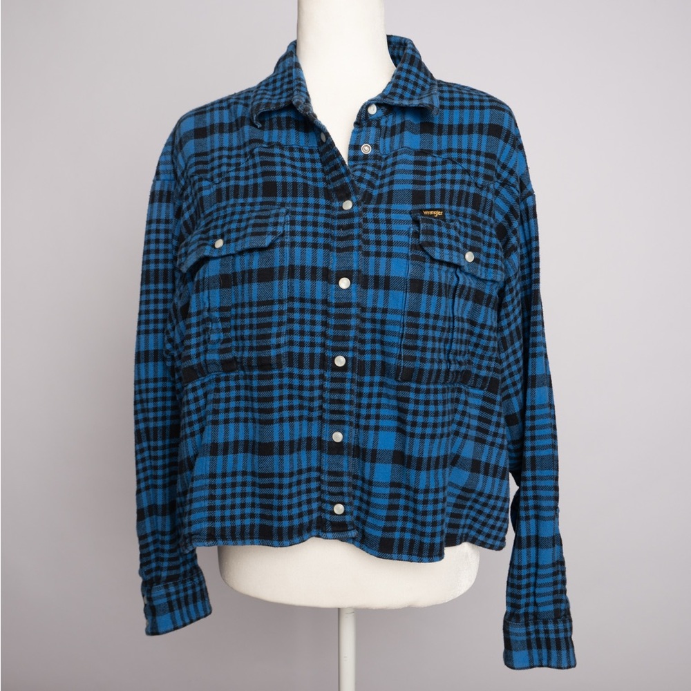 WRANGLER Western Crop Womens Button Up Shirt